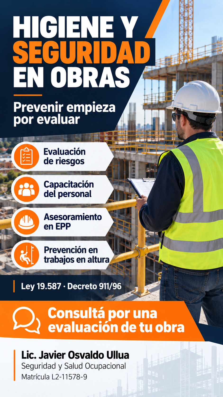 Prevención y coordinación en obra