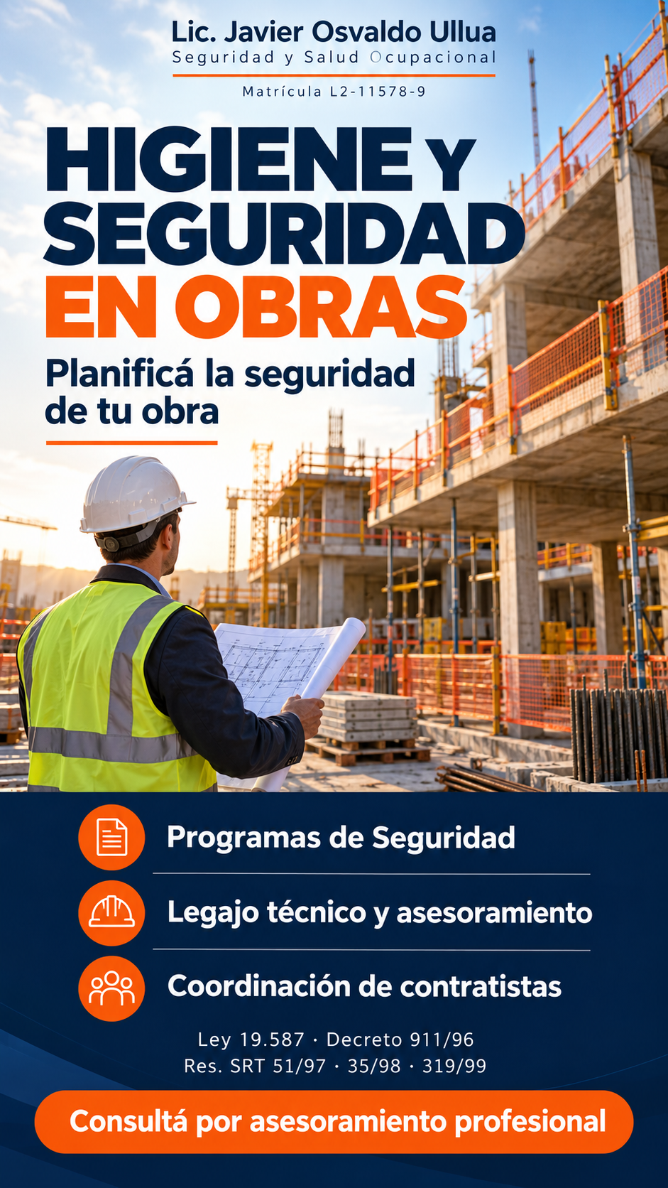 Programas de seguridad y asesoramiento profesional